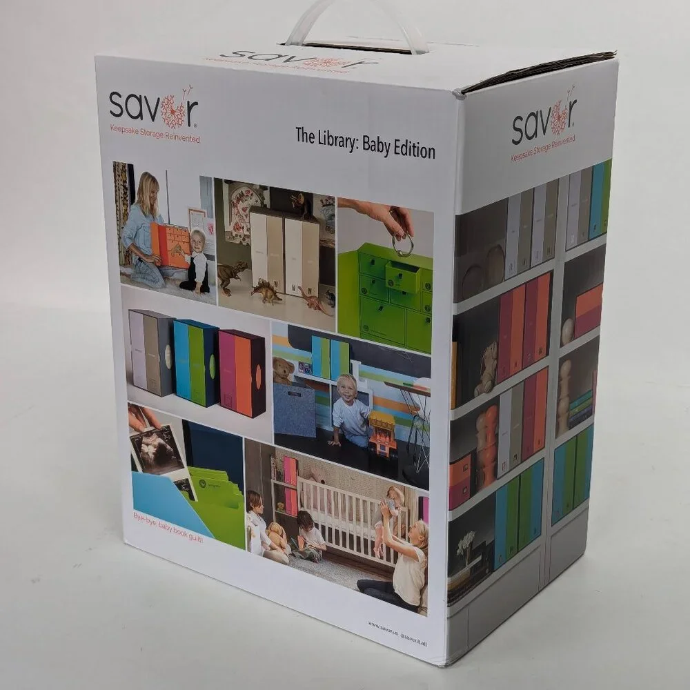 SAVOR The Library: Baby Edition. Khaki, Grey, White - Unisex- NEW IN BOX